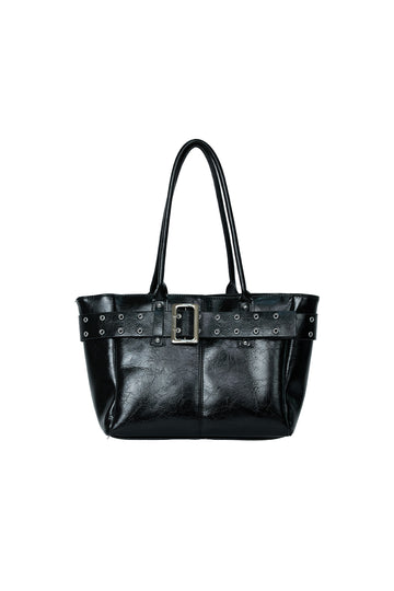 Curd Eyelet Shoulder Bag